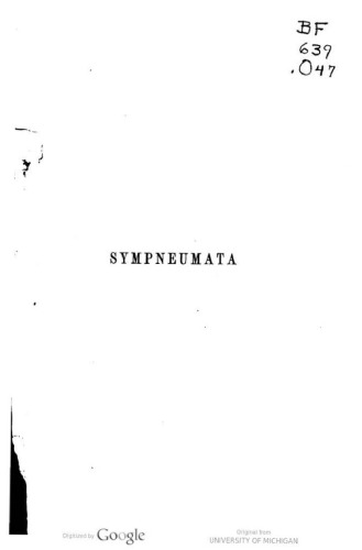 Sympneumata, Evolutionary Forces Now Active In Man