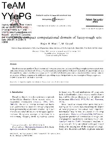 Pattern Recognition Letters
