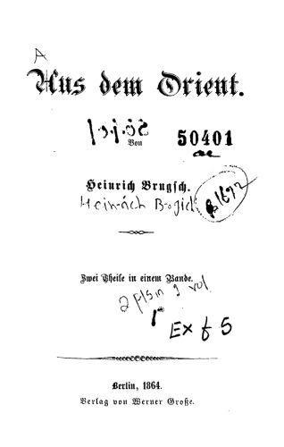 Aus dem Orient