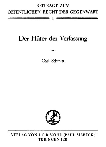 Der Hüter der Verfassung