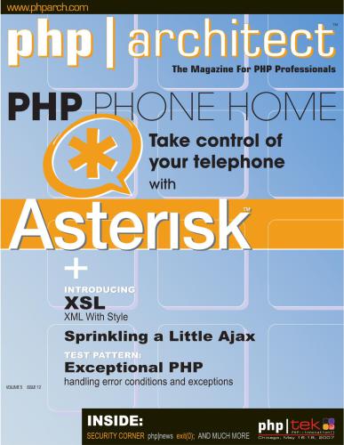 php|architect (vol. 5, Issue 12. December 2006)