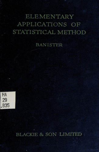 Elementary Applications of Statistical Method