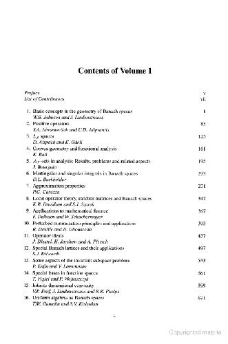Handbook of the Geometry of Banach Spaces: Volume 1