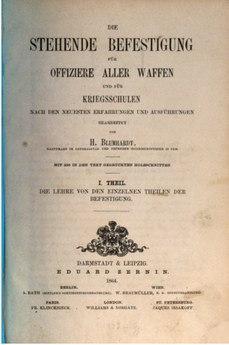Die Lehre von den einzelnen Teilen der Befestigung