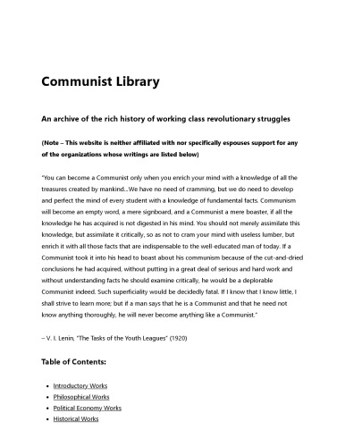 Communist Library