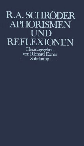 Aphorismen und Reflexionen