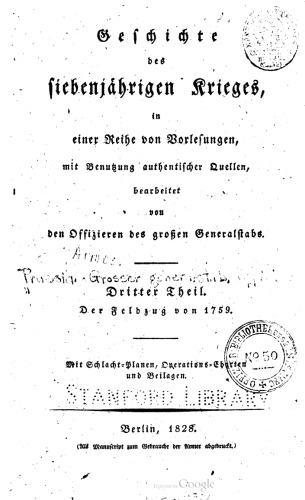 Der Feldzug von 1759