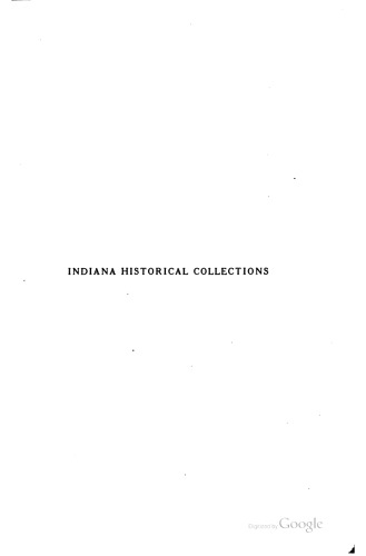 Constitution Making in Indiana; a source book of constitutional documents with historical introduction and critical notes