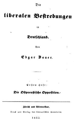Die ostpreußische Opposition.