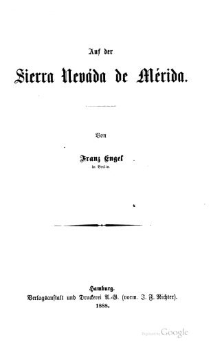 Auf der Neváda de Mérida