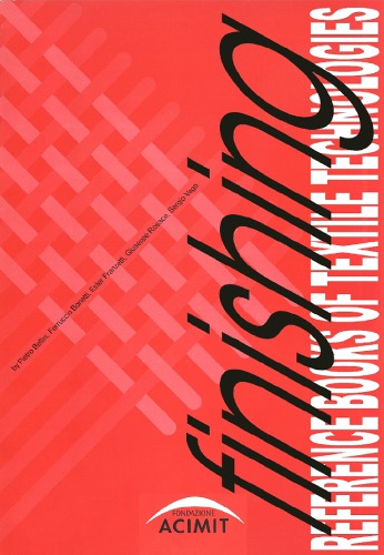 Reference Books of Textile Technologies: Finishing