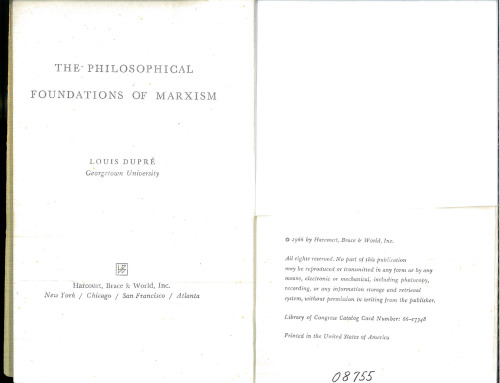 The Philosophical Foundations of Marxism