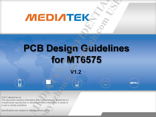 MT6575 PCB Design Guidelines
