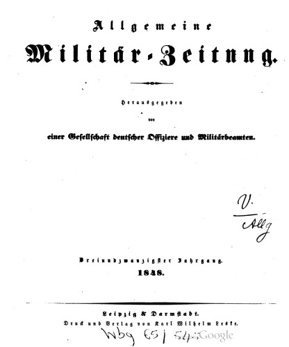 Allgemeine Militär-Zeitung
