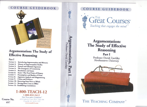 Argumentation, the study of effective reasoning - guidebook 1