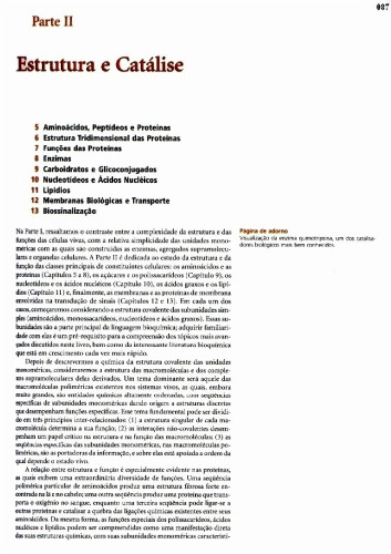 Bioquímica, Principios da - 3ª Edição Lehninger - parte 2 - Estruturas e Catalise