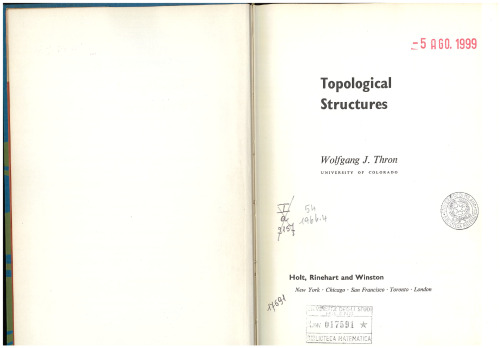 Topological structures