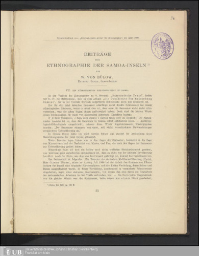 Ein rätselhaftes Steininstrument in Samoa