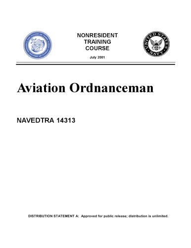 US Navy. Noresident Training Cours: Aviation Ordnanceman