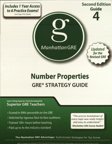 Manhattan GRE: Number Properties GRE Strategy Guide