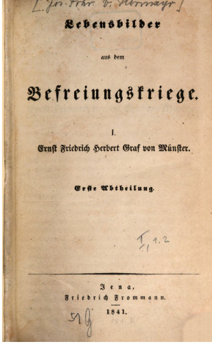 Ernst Friedrich Herbert Graf von Münster
