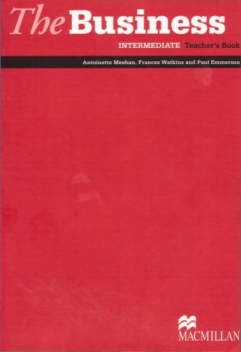 The Business. Market Leader. Intermediate. Teacher's Resource Book