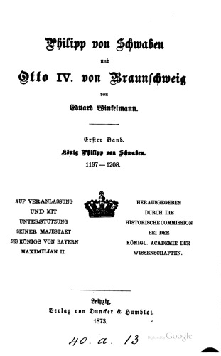 König Philipp von Schwaben 1197 - 1208
