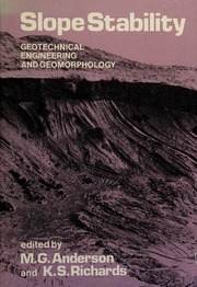 Slope stability : geotechnical engineering and geomorphology