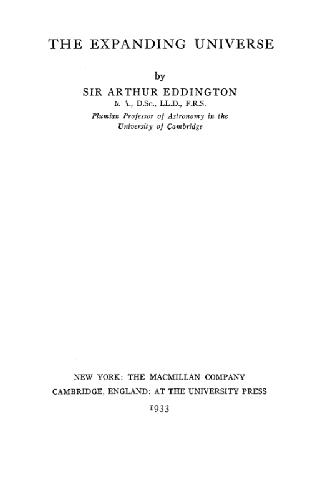 The Expanding Universe