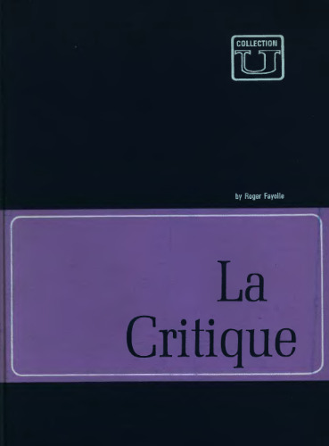 La critique