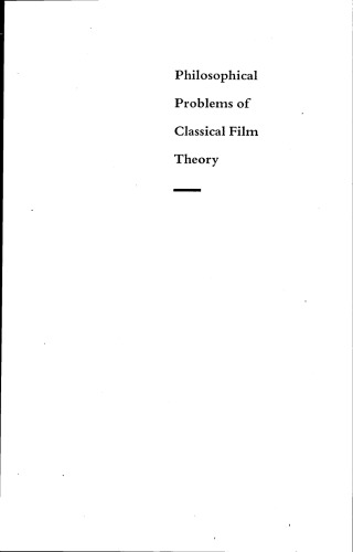 Philosophical Problems of Classical Theory