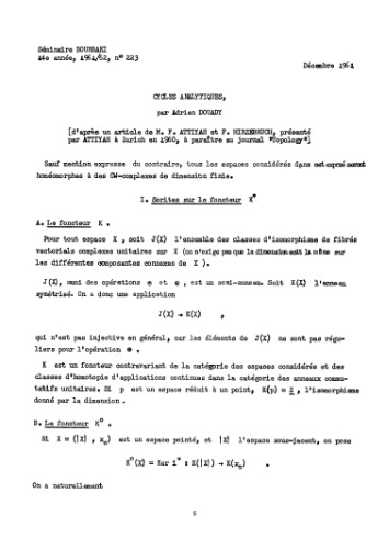 Séminaire Bourbaki, Vol. 7, 1961-1962, Exp. 223-240