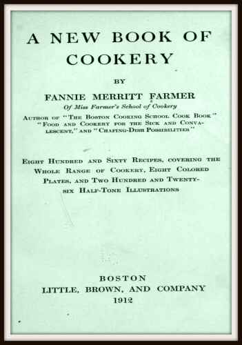 A New Book of Cookery