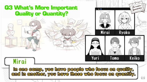 Anime Animators on Quality VS Quantity