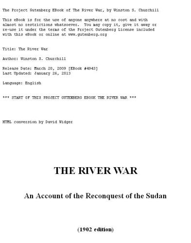 The River War: An Account of the Reconquest of the Sudan