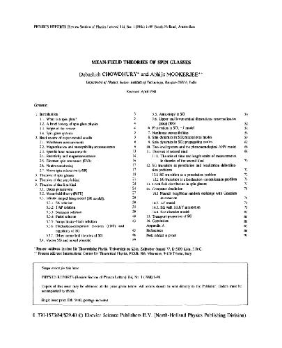 Physics Reports vol.114