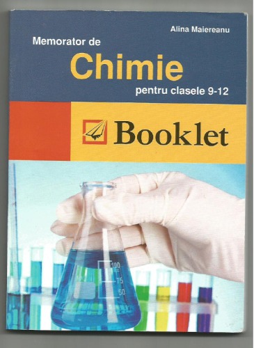 Memorator de Chimie pentru liceu clasele IX-XII