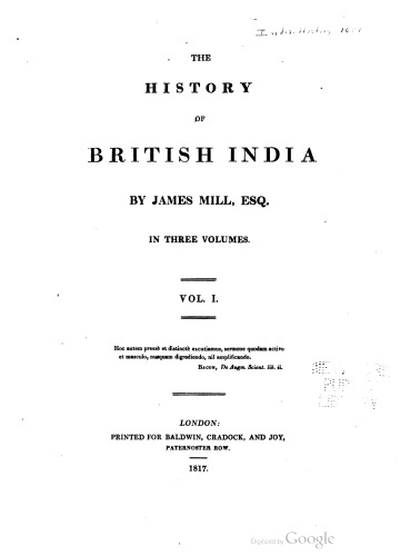 The history of British India