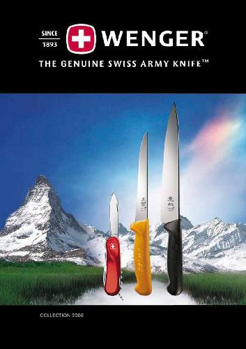 Wenger 2008 knife catalogue
