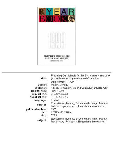 Ascd Yearbook 1999: Preparing Our Schools for the 21st Century