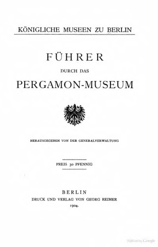 Führer durch das Pergamon-Museum