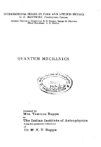 Quantum mechanics