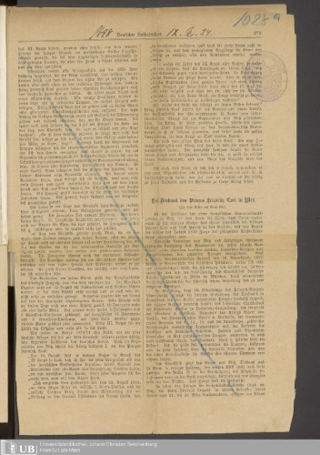 Die Erstürmung von Hornkranz am 12. April 1893