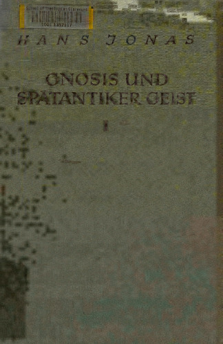 Gnosis und spätantiker Geist