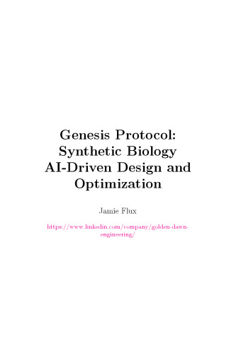 Synthetic Biology AI-Driven Design and Optimization