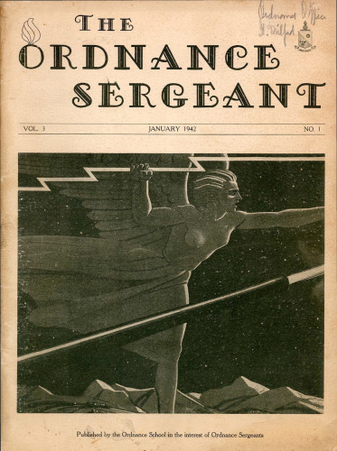 The Ordnance Sergeant Volume 3 Number 1