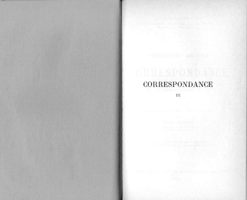 Théodoret de Cyr : Correspondance (96-147), tome III.