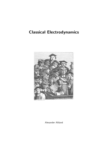 Classical Electrodynamics