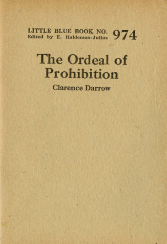 The Ordeal of Prohibition