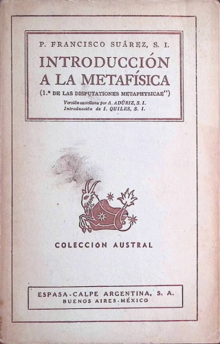 Introducción a la metafísica